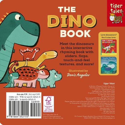 The Dino Book: Peek, Pull, Explore