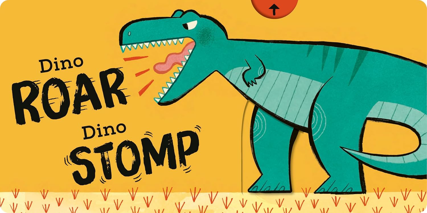 The Dino Book: Peek, Pull, Explore