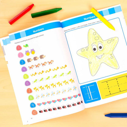 Ready to Learn: Preschool Abcs & 123s Workbook