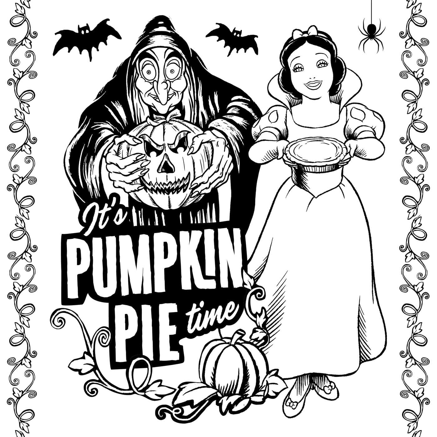 Disney Halloween: Colormaniaa Coloring Set Packed Full of Tricks and Treats, Including 7 Markers and 30 Images!