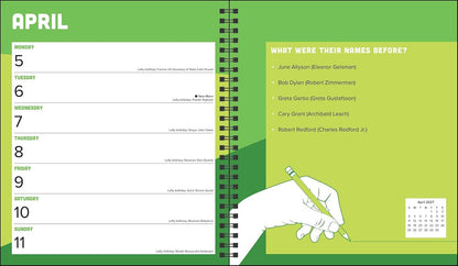 Left-Hander's 2027 Weekly Planner Calendar: Left-Handed Legends, Lore & More