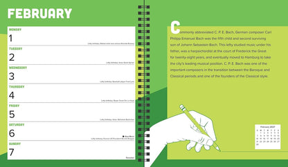 Left-Hander's 2027 Weekly Planner Calendar: Left-Handed Legends, Lore & More
