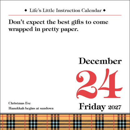 Life's Little Instruction 2027 Day-to-Day Calendar
