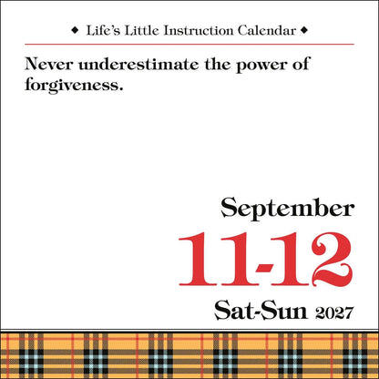Life's Little Instruction 2027 Day-to-Day Calendar