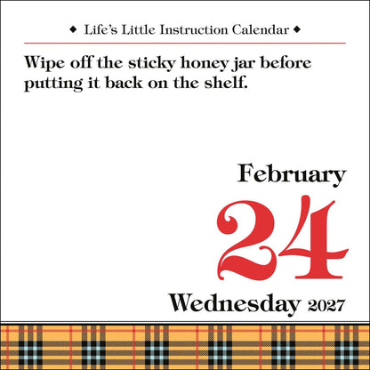 Life's Little Instruction 2027 Day-to-Day Calendar