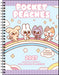 Pocket Peaches 2027 Monthly/Weekly Coloring Planner with Stickers to Color
