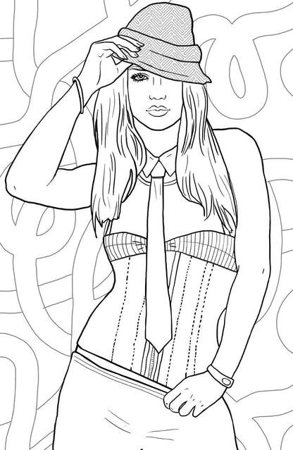 Britney Spears: The Official Coloring Postcard Set: 50 Collectible Postcards (25 Ready-to-Mail + 25 Color-Your-Own!