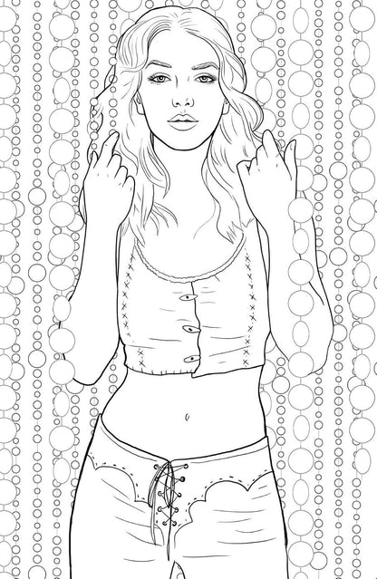 Britney Spears: The Official Coloring Postcard Set: 50 Collectible Postcards (25 Ready-to-Mail + 25 Color-Your-Own!