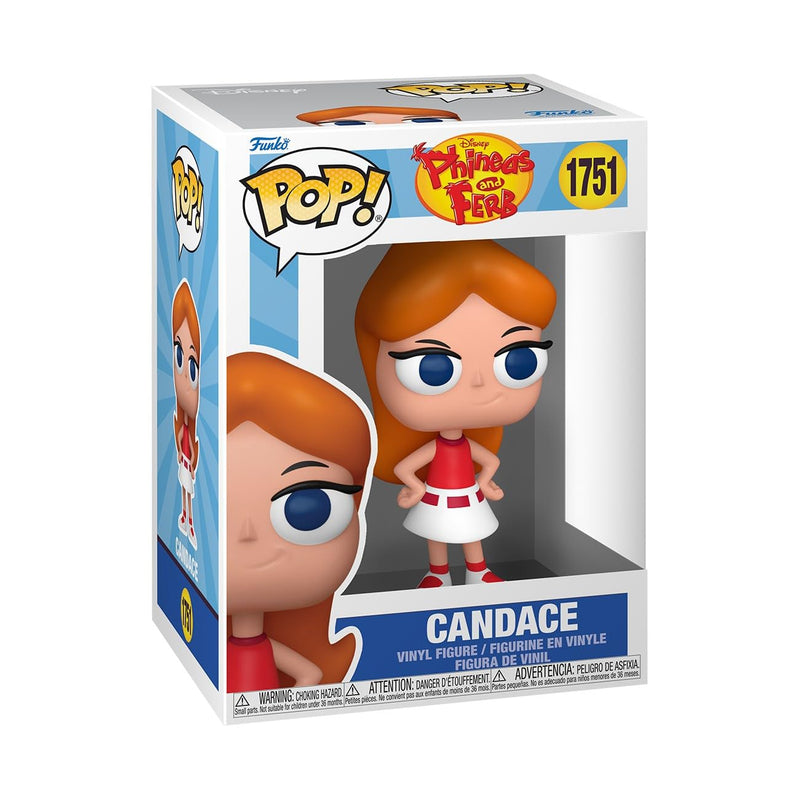 Funko Pop! Disney: Phineas and Ferb - Candace | Goodies Officiels - Figurine Vinyle à Collectionner et Déco Étagère - Idée Cadeau Anniversaire pour Fans et Collectionneurs