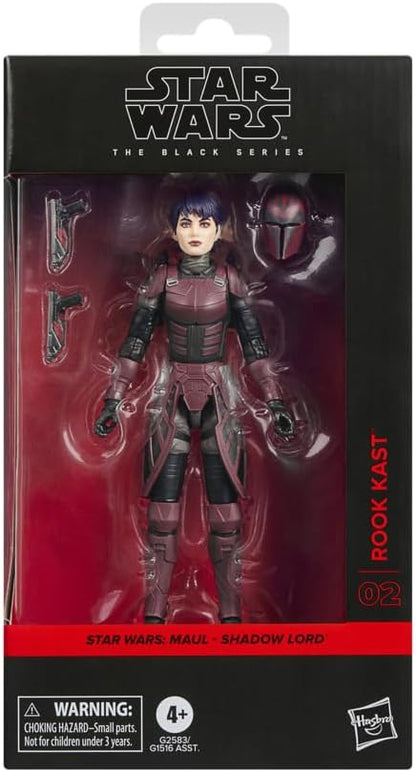 Star Wars The Black Series Rook Kast, Maul - Shadow Lord Premium Collectible 15 cm Action Figure