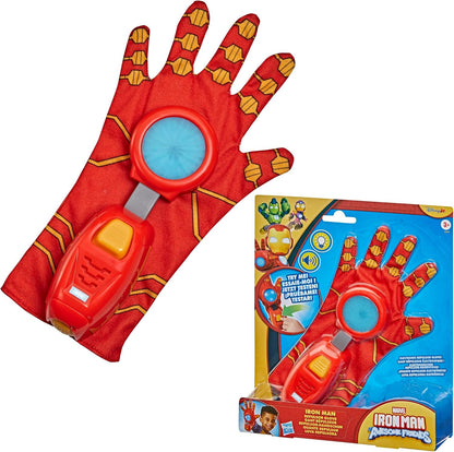 Marvel Iron Man and his Awesome Friends Repulsor Glove, Electronic Role Play Toy with Lights and Sounds, Super Hero Toys for Kids, Ages 3+