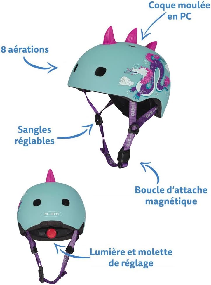 Micro Mobility - Micro - Helmet - 3D Dragon M - (Mac2268Bx)