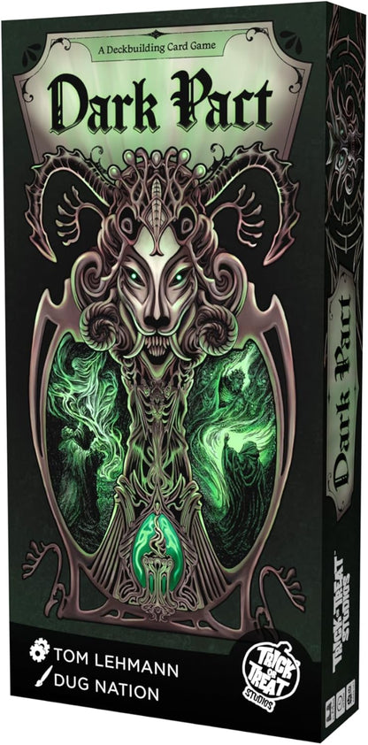 Trick or Treat Studios - Officially Licensed - Dark Pact Game | Strategic Deck Building Game from The Designer of Race for the Galaxy, Tom Lehmann | 1–4 Players | Ages 14+