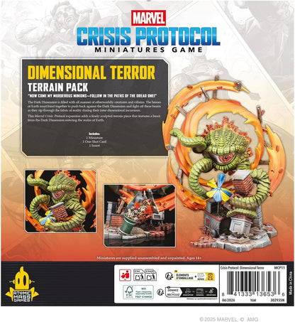 Asmodee | Marvel: Crisis Protocol - Dimensional Terror Terrain Pack | Miniatures Game | Ages 14+ | 2 Players | 90 Minutes Playing Time