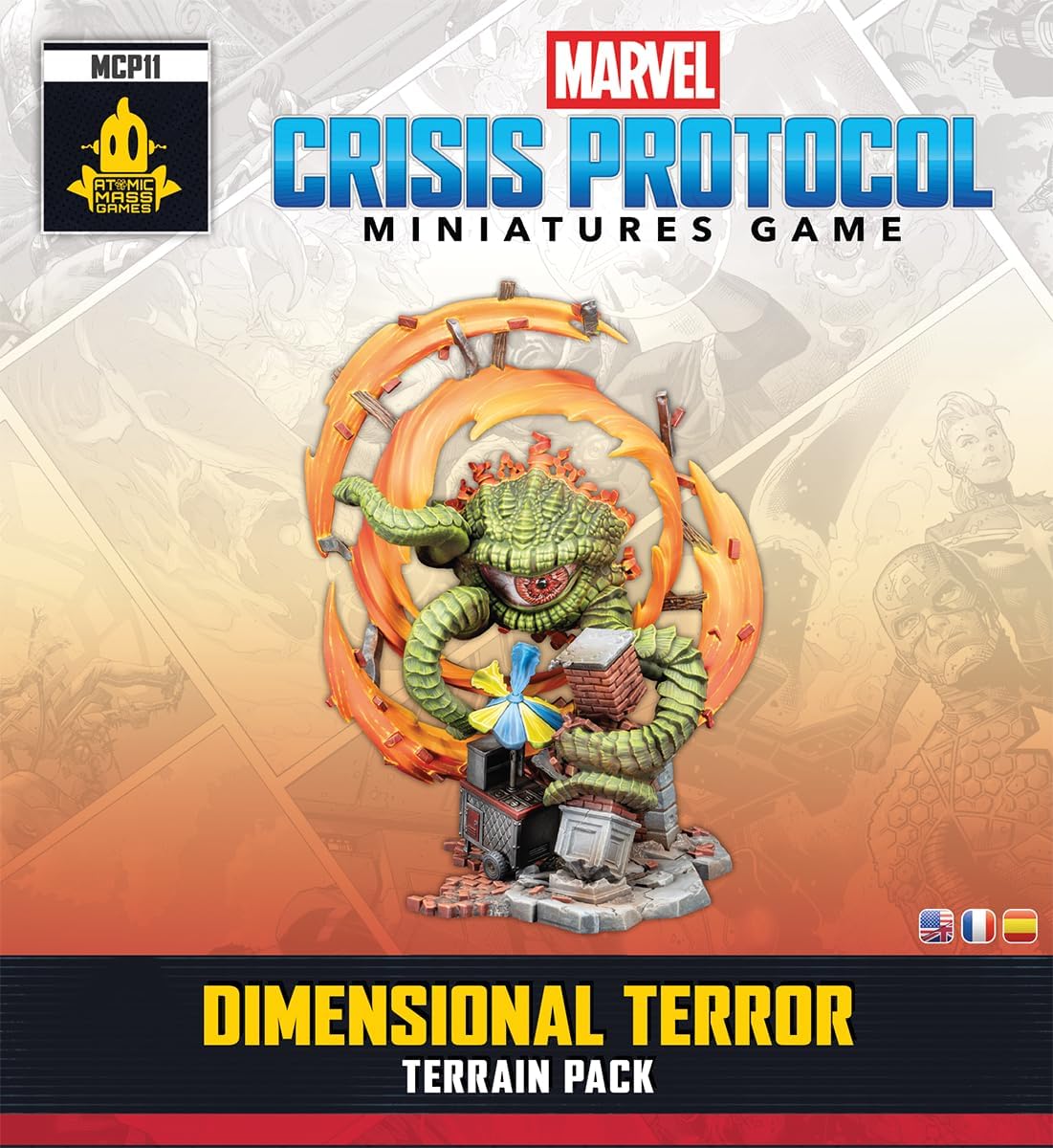 Asmodee | Marvel: Crisis Protocol - Dimensional Terror Terrain Pack | Miniatures Game | Ages 14+ | 2 Players | 90 Minutes Playing Time