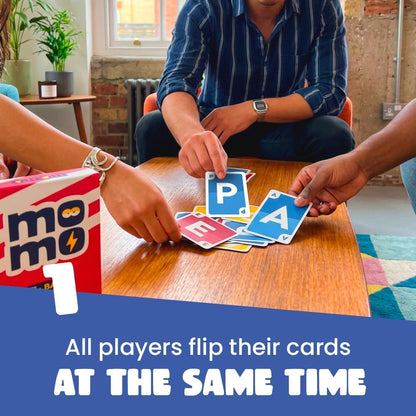 ATM Gaming Momo | Card Game for Family and Friends | Funny Word Game for 2-8 players | Ages 8+ | Perfect for Adults and Kids | 15 Minutes Playing Time | Ideal Travel Game