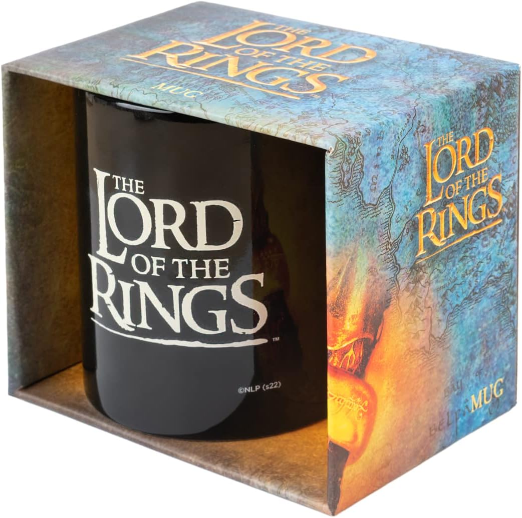 Grupo Erik Tasse en céramique – The Lord of The Rings Merchandising | 350 ml Tasse à café, thé, tasses et tasses cool | Le Seigneur des Anneaux Cadeaux LOTR de moins de 4,5 kg