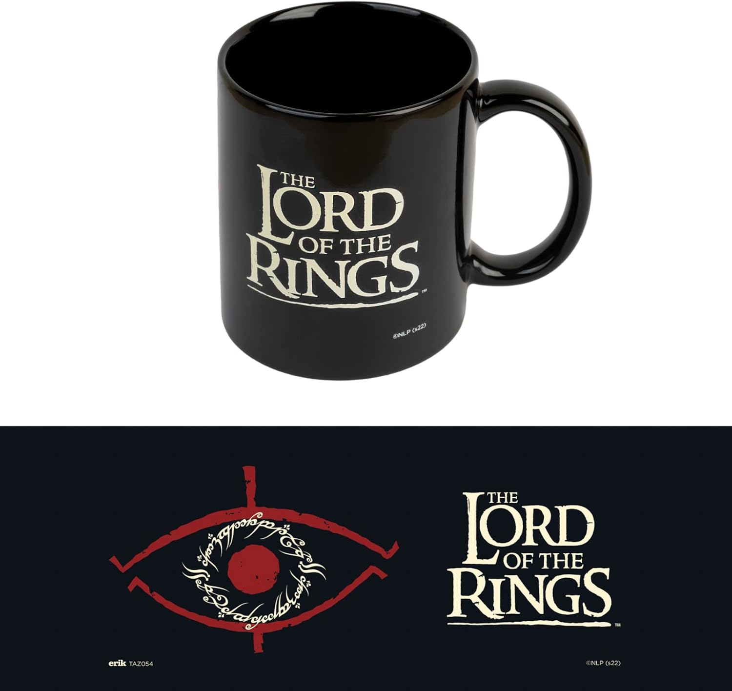 Grupo Erik Tasse en céramique – The Lord of The Rings Merchandising | 350 ml Tasse à café, thé, tasses et tasses cool | Le Seigneur des Anneaux Cadeaux LOTR de moins de 4,5 kg