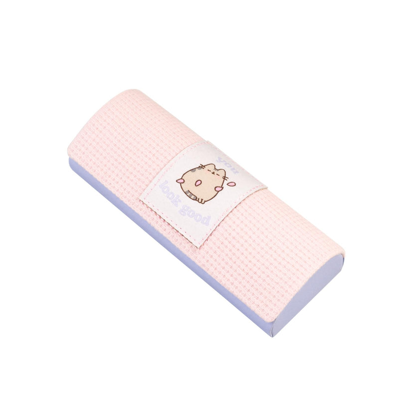 Grupo Erik Porta Occhiali Pusheen - Custodia Occhiali Rigida da Sole e da Vista con Chiusura a Scatto, in Poliestere e PU con Panno in Microfibra Incluso | Kawaii Gadget (6 x 15,5 x 3,7 cm
