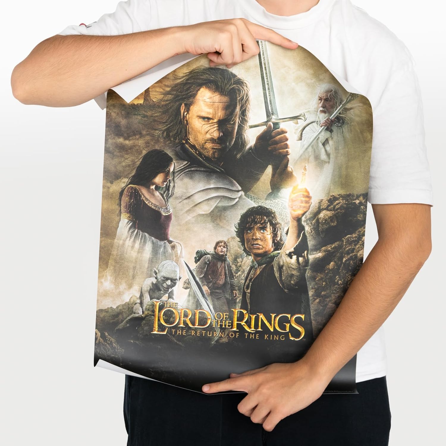 Grupo Erik Poster - Il Signore degli Anelli - Set di 2 mini poster 38 x 52 cm - Poster artistico spedito arrotolato in una scatola protettiva - Regali del Signore degli Anelli, regali LOTR