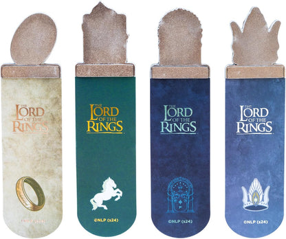 Set Di 4 Segnalibri Il Signore Degli Anelli (LOTR) | Segnalibro Particolare Bambini Regalo Feste | Gadget Signore Degli Anelli Ufficiale