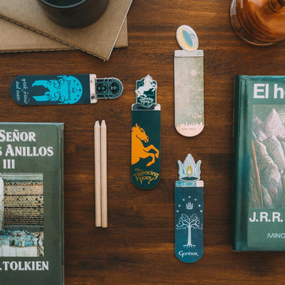 Set Di 4 Segnalibri Il Signore Degli Anelli (LOTR) | Segnalibro Particolare Bambini Regalo Feste | Gadget Signore Degli Anelli Ufficiale