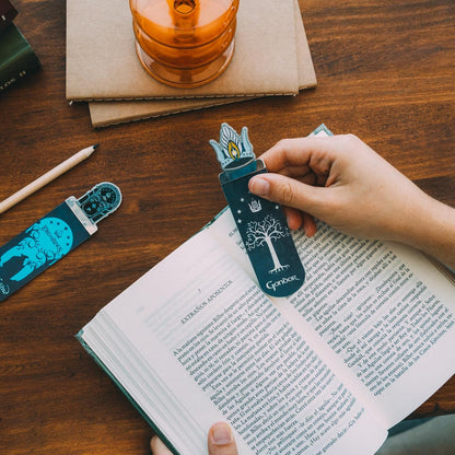 Set Di 4 Segnalibri Il Signore Degli Anelli (LOTR) | Segnalibro Particolare Bambini Regalo Feste | Gadget Signore Degli Anelli Ufficiale