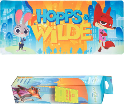 Grupo Erik Disney Zoomania 2 Mauspad Mousepad XXL Gaming Merch Geschenke | 80 x 35 cm Schreibtischunterlage Mouse Pad Gaming - Rutschfest und Wasserabweisend Desk Mat - Disney Merch PC Accessoires