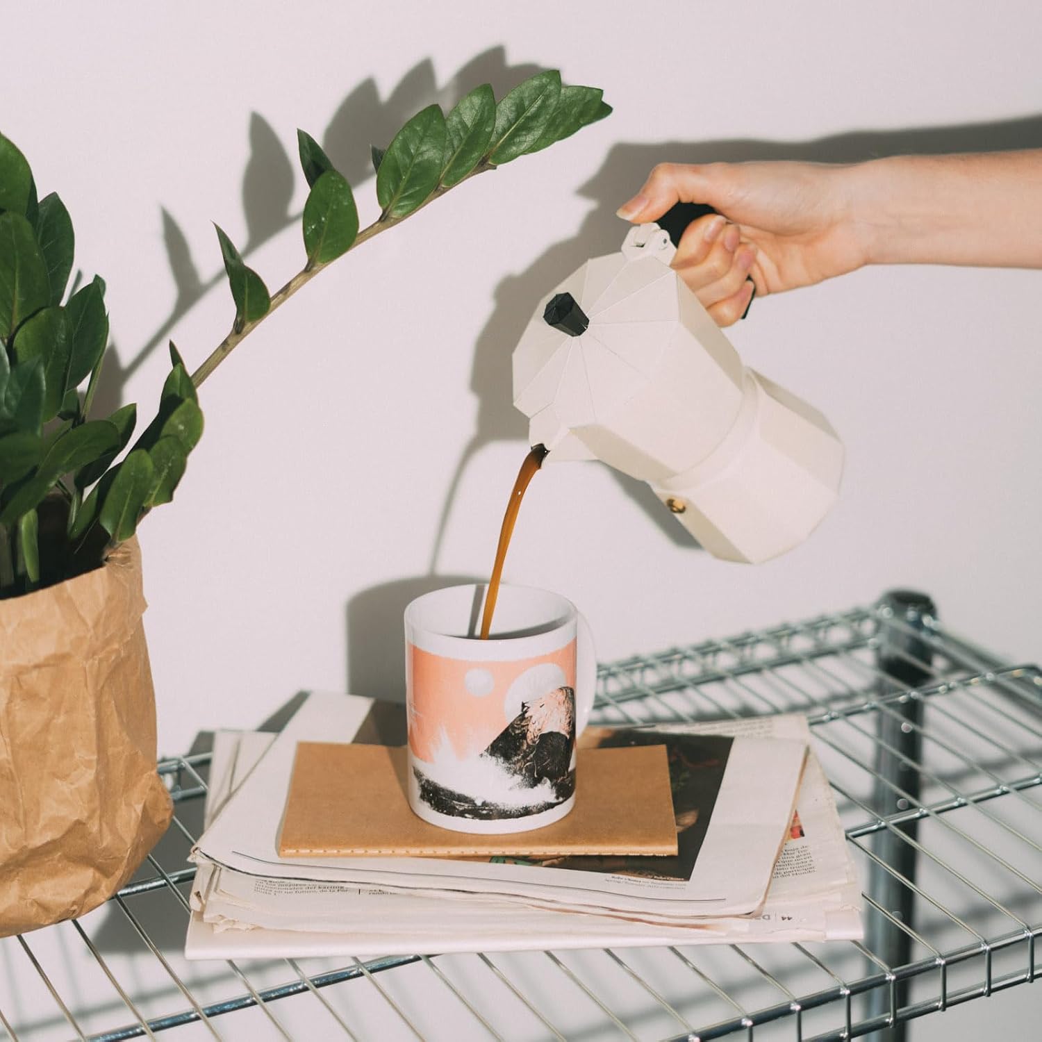 Grupo Erik Tazza Dune - Tazza Colazione Ceramica con Colori Vivaci e Stampa di Alta Qualità 350 ml, Adatte a Lavastoviglie e Microonde | Tazzine Caffe Particolari