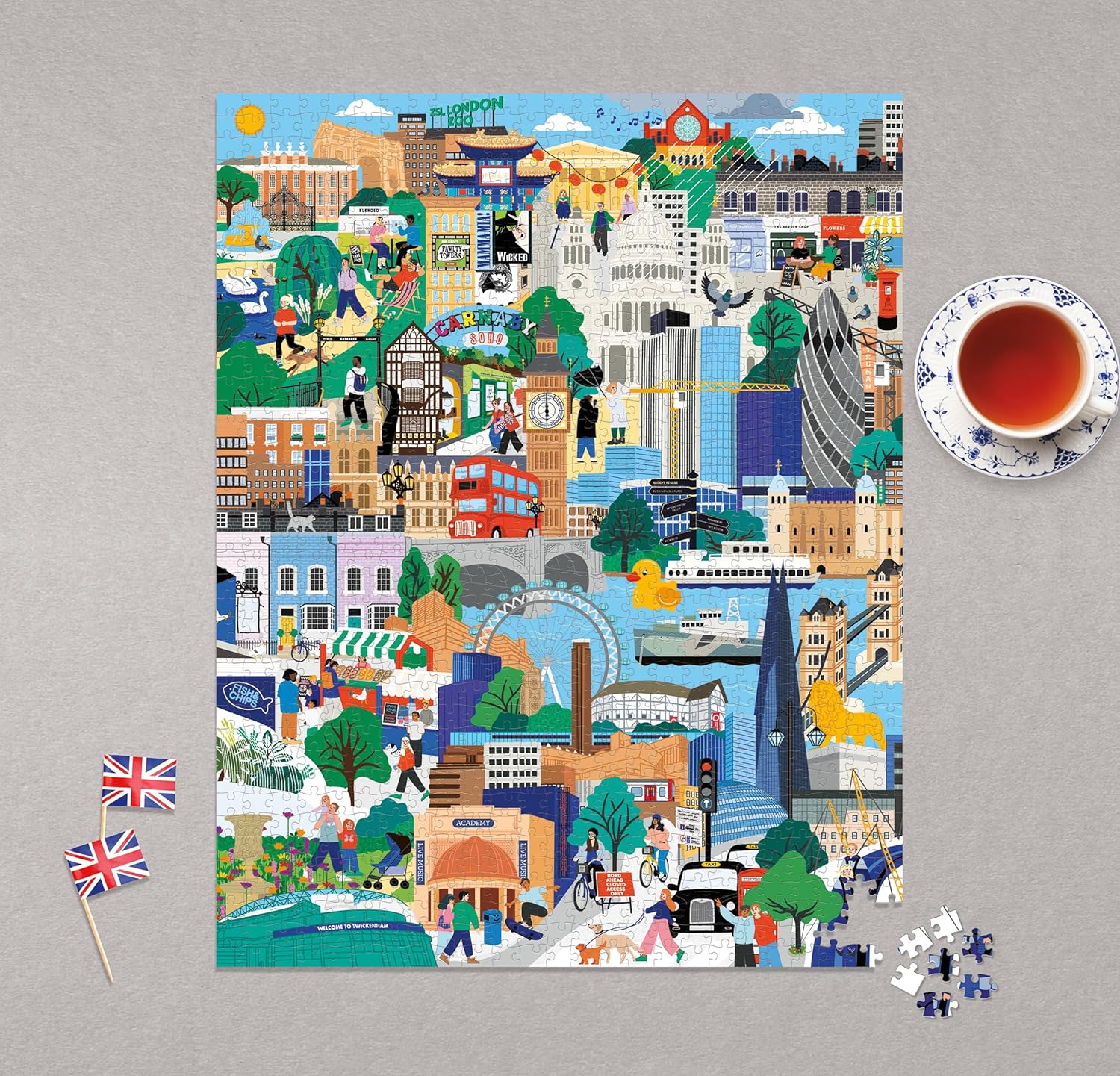 Ridley's | London Calling City Life Jigsaw | 1,000 Piece Jigsaw Puzzle | Age 14+