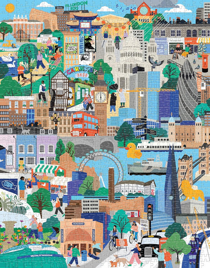 Ridley's | London Calling City Life Jigsaw | 1,000 Piece Jigsaw Puzzle | Age 14+