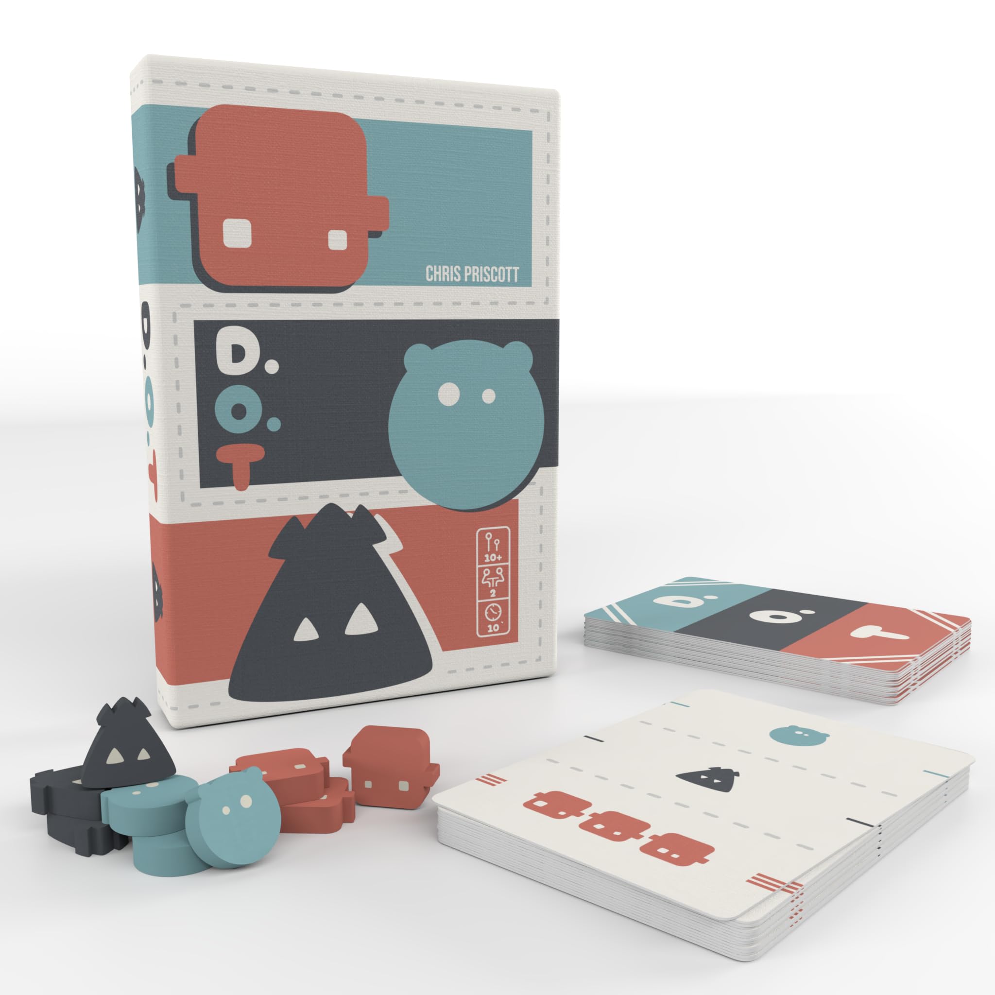 D.O.T - 2 Player Strategy Card Game for Adults & Kids | Fast 10-minute 2-player game with a shifting-goalpost twist - bluff, outwit and disrupt to win. Ages 10+