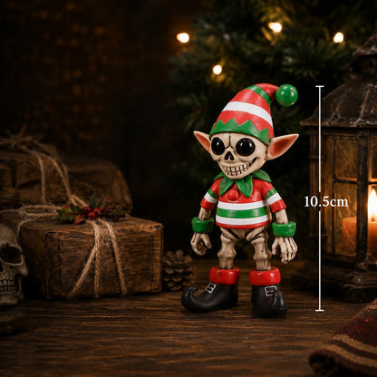 Silent Nightmares Gothic Christmas Figurine Collection – Alternative Festive Collectibles (Jingles