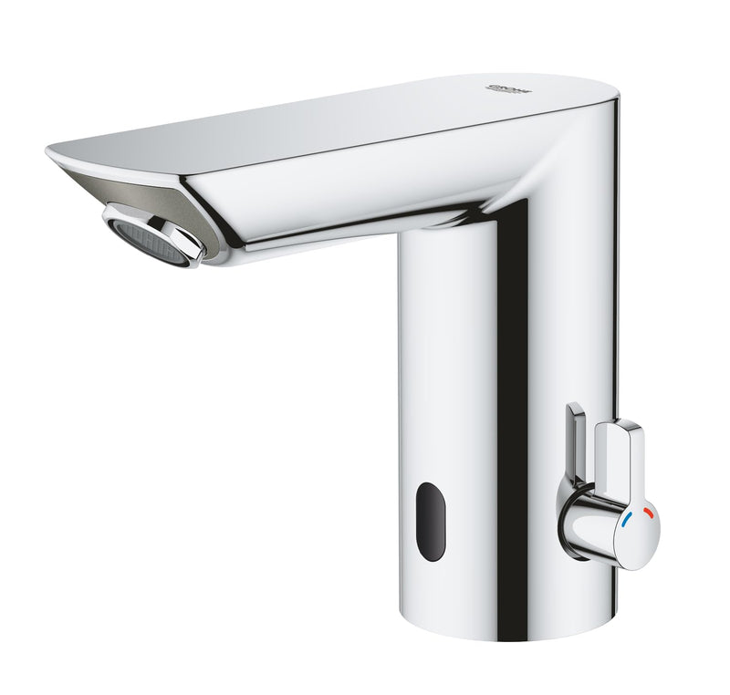 Grohe Bau Cosmopolitan E Infrarood Wastafelkraan - Incl. Menging - Netspanning - Chroom