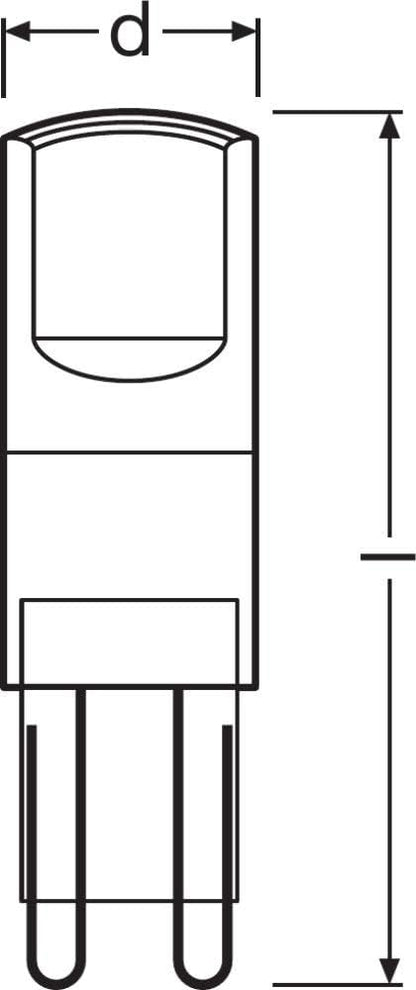 Osram 4058075450073 Led-Lamp Energielabel E (A - G) G9 Ballon 2.6 W = 30 W Warmwit (+ X L) 15 Mm X 47 Mm 3 Stuk(S)