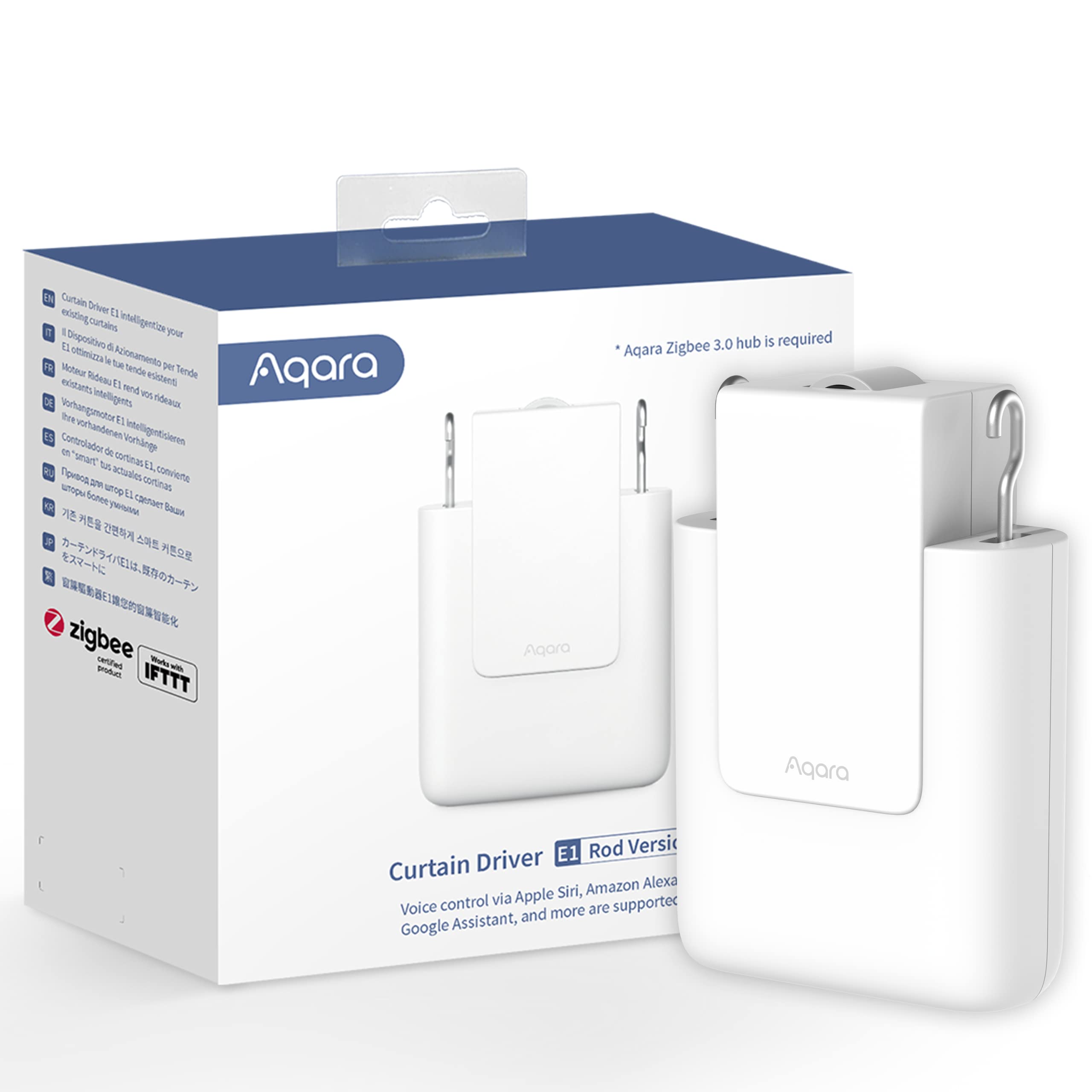 Aqara Curtain Driver E1 - Roede Versie - Slimme Gordijnmotor - Zigbee 3.0 - Retrofit