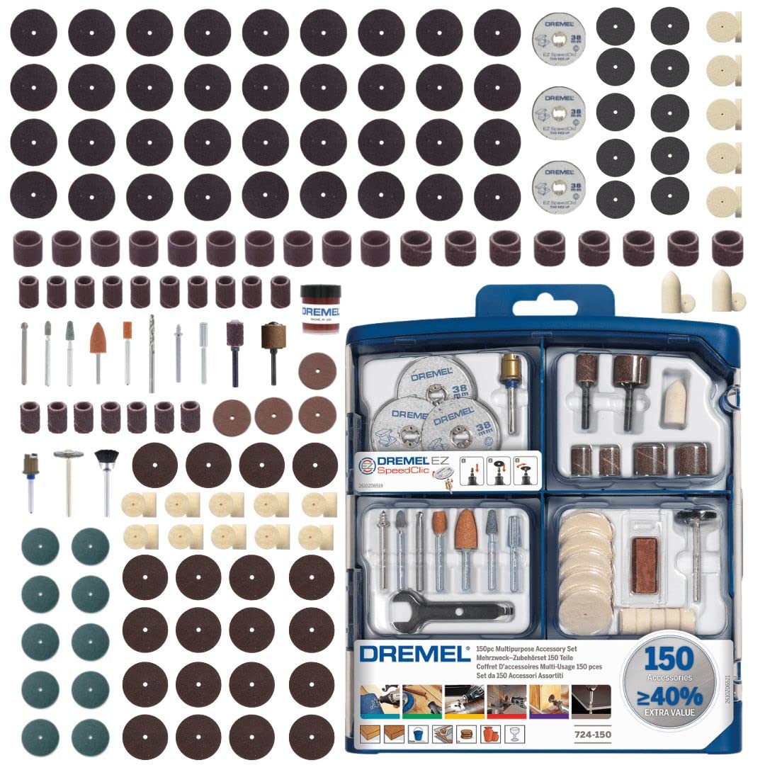 Dremel 724 Accessoireset - Ez Speedclic Set - 150-Delig