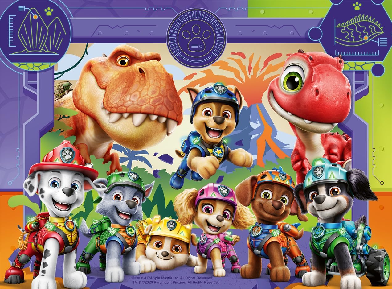 Ravensburger - Puzzle 4 in a Box: Paw Patrol 3, Puzzle Bambini 3 Anni, 19x 14 Cm, Regalo Bambina 3 Anni E Bambino
