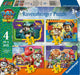 Ravensburger Paw Patrol 4-in-a-Box Jigsaw Puzzle Set – Dino Rescue Movie Theme 12, 16, 20 & 24 Piece Puzzles for Toddlers & Kids Educational Toy for Boys & Girls Ages 3+