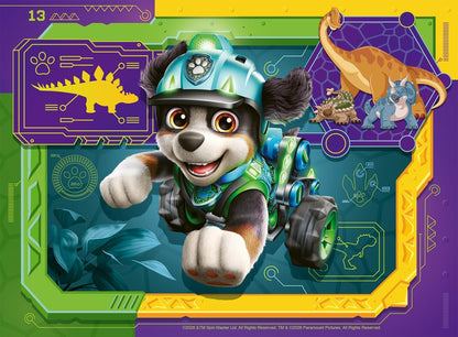 Ravensburger Paw Patrol 4-in-a-Box Jigsaw Puzzle Set – Dino Rescue Movie Theme 12, 16, 20 & 24 Piece Puzzles for Toddlers & Kids Educational Toy for Boys & Girls Ages 3+