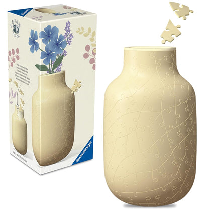 Ravensburger Vase 162-Piece 3D Puzzle Decorative Puzzle for Adults & Kids, Unique Home Décor, Durable Interlocking Pieces