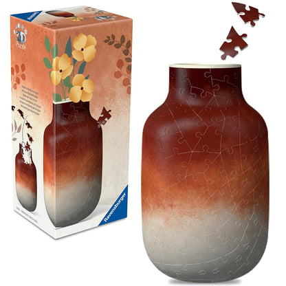 Ravensburger Vase 162-Piece 3D Puzzle Decorative Puzzle for Adults & Kids, Unique Home Décor, Durable Interlocking Pieces