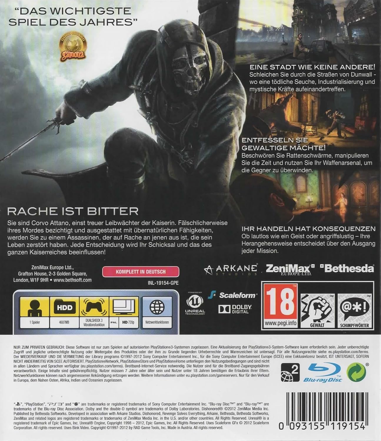 Dishonored  (PS3)