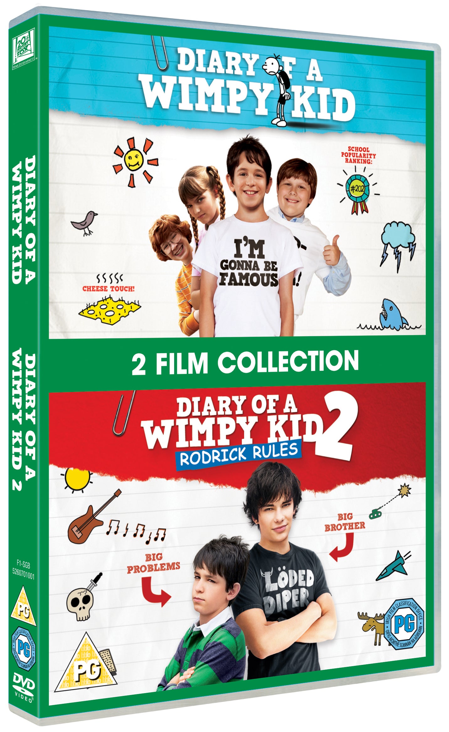Diary of a Wimpy Kid 1 and 2