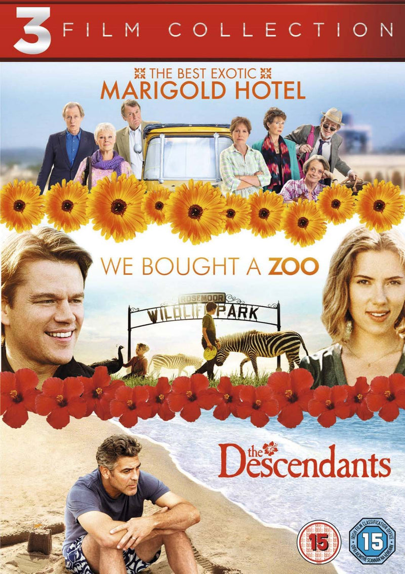 5039036068055 The Best Exotic Marigold Hotel / We Bought a Zoo / The Descendants