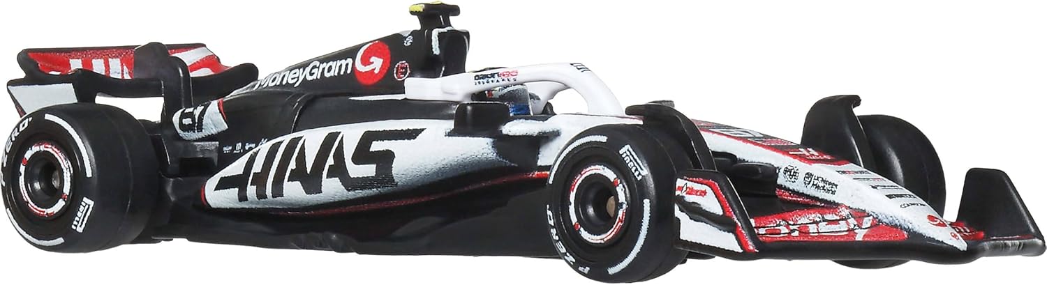 Hot Wheels 1:64 Scale Premium Die-Cast Formula 1 Collectible Toy Race Car with Real Riders Tires & Metal/Metal Body & Chassis