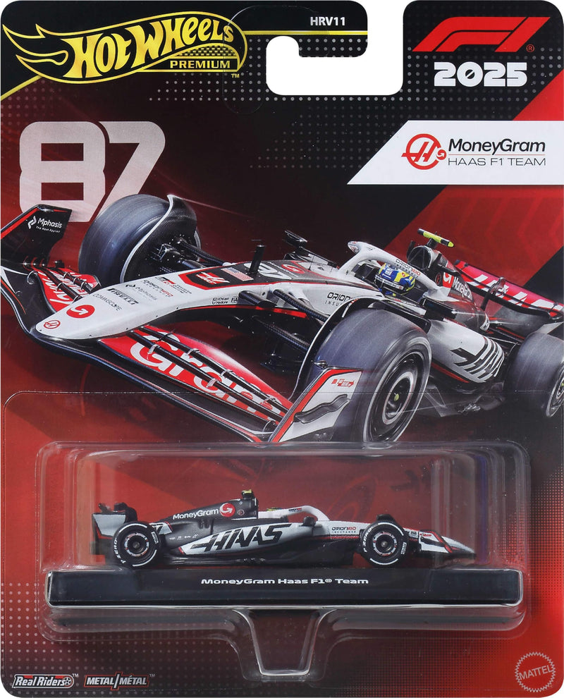 Hot Wheels Premium F1: Haas Oliver Bearman Jul