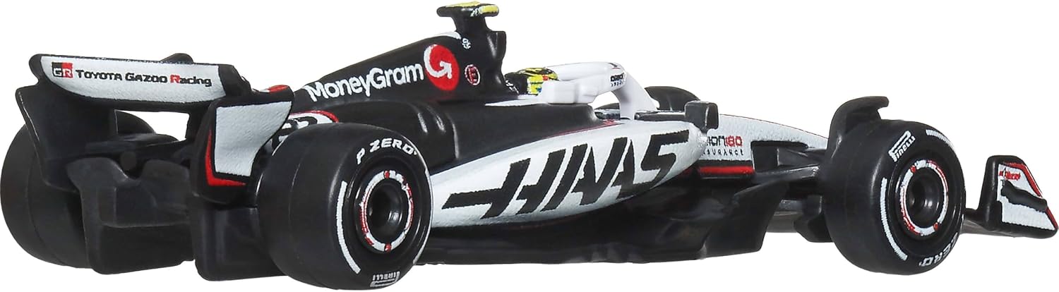 Hot Wheels 1:64 Scale Premium Die-Cast Formula 1 Collectible Toy Race Car with Real Riders Tires & Metal/Metal Body & Chassis