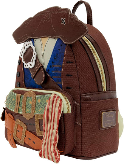 Loungefly Disney: Jack Sparrow - Pirati dei Caraibi - Mini zaino Cosplay - Grande per bambini e adulti - Borse da collezione