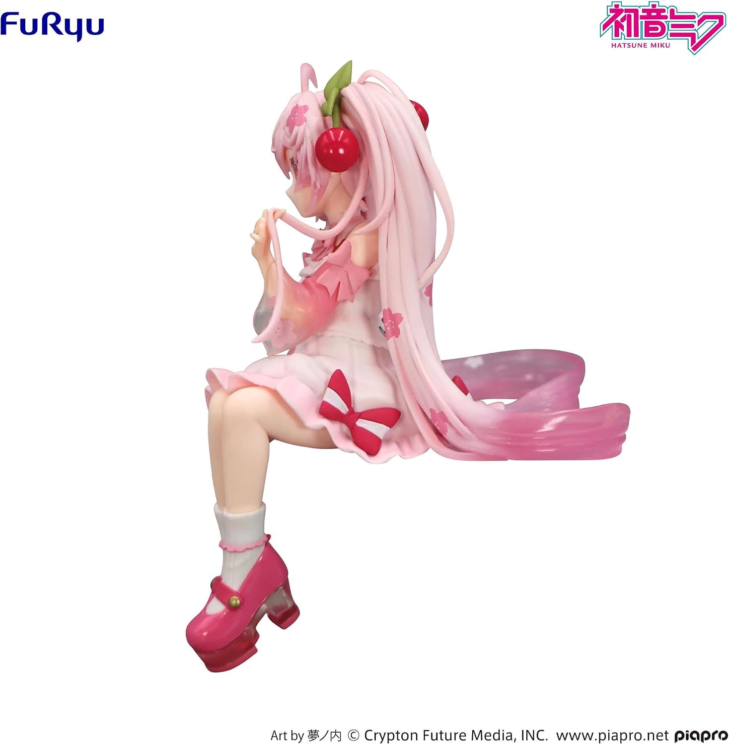 Hatsune Miku Noodle Stopper Pvc Statue Sakura Miku 2025 Wink Ver. 14 Cm